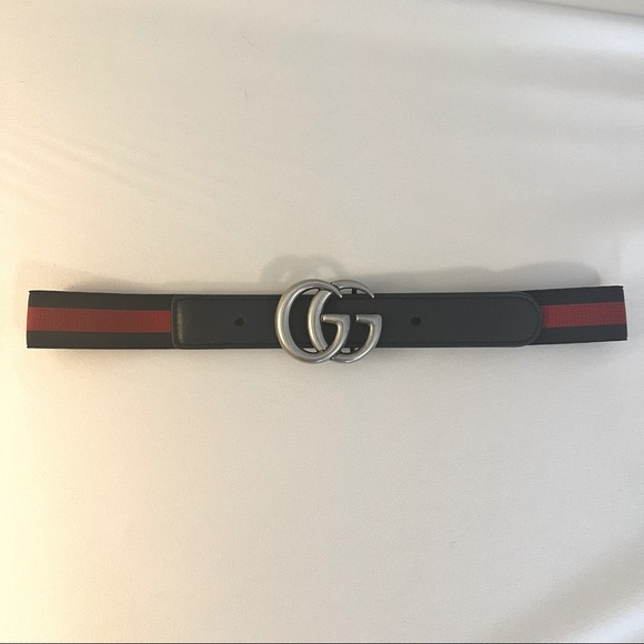 Gucci Children’s Elastic Web Belt Size Medium - Picture 2 of 6